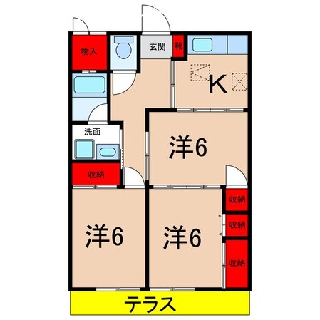 サンハイツマルエーの物件間取画像